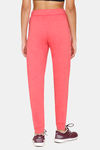 Rosaline Easy Movement Cotton Track Pants - Rose Of Sharon — thumbnail 3